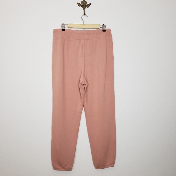 Aerie Distressed City Jogger Sweatpants Blush Pink Womens Large - Picture 6 of 7